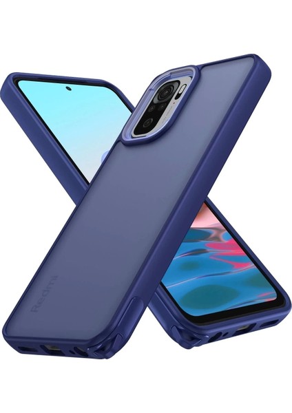 Newface Xiaomi Redmi Note 10 Pro Kılıf Elegant Kapak - Lacivert