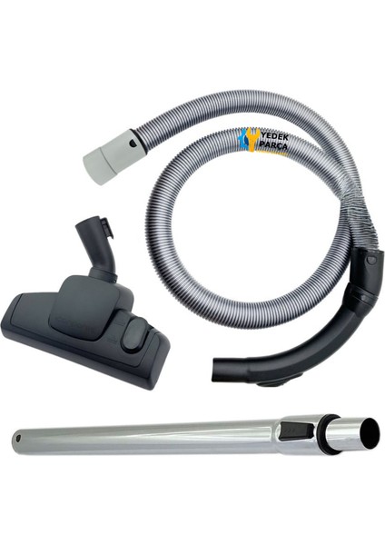 Arçelik Uyumlu S 6910 Süpürge Katlanmaz Dayanıklı Güçlü Hortumu Seti
