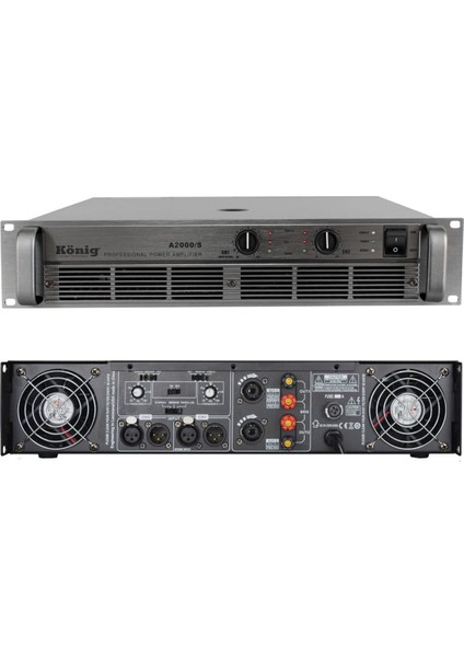 König A-2000 /s 4 Ohm 2X980 W Power Anfi