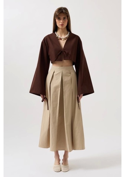 Bağlama Detay Uzun Kol Bluz fiyatları