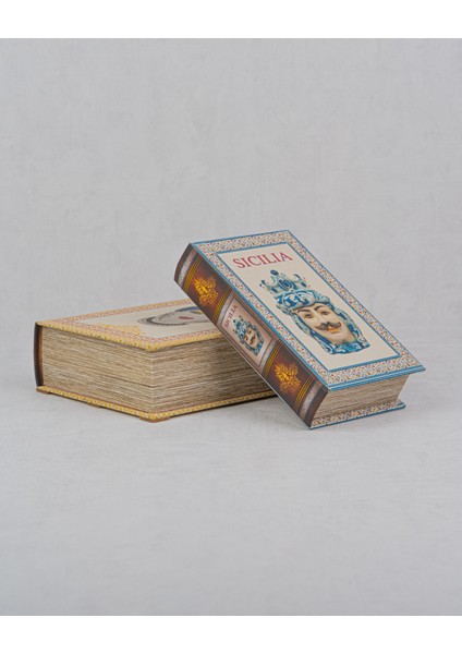 Vintage Sicilia Kitap Kutu Seti