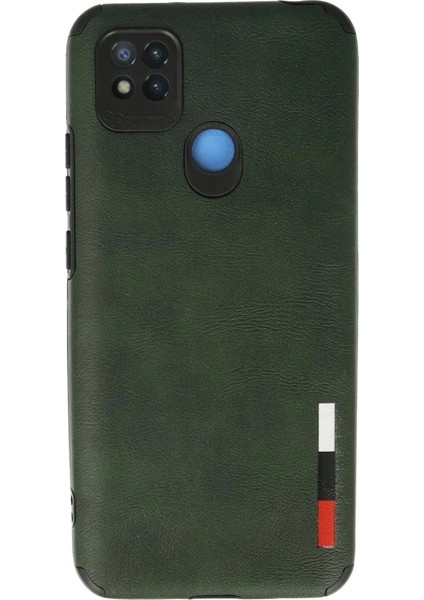 Newface Xiaomi Redmi 9c Kılıf Loop Deri Silikon - Yeşil