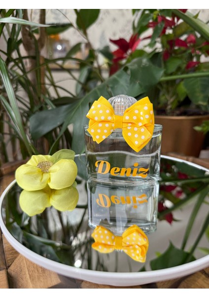 Hediyelik Bebek Doğum-Mevlid Bebek Kolonyası Cam Isimli 10 Adet