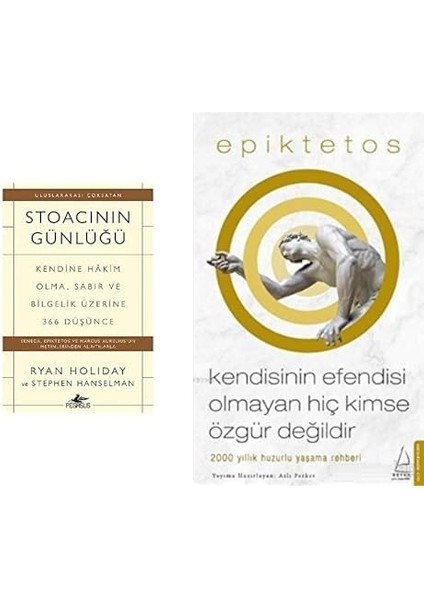 Stoacının Gunlugu + Kendının Efendısı Olmayan Hıc Kımse Ozgur Degıldır=2 Set