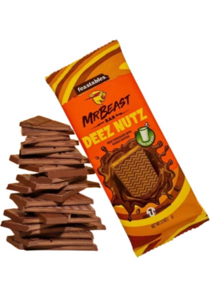 Mr Beast Deez Nutz Bar 35G