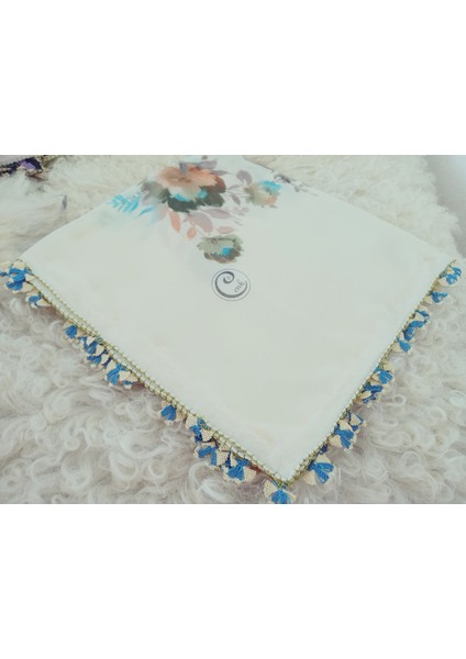 ve Reyhan El Emeği Iğne Oyası Yazma , Fular ,yemeni, Mevlüt Örtüsü ,hediyelik 4 Kenarı Oyalı