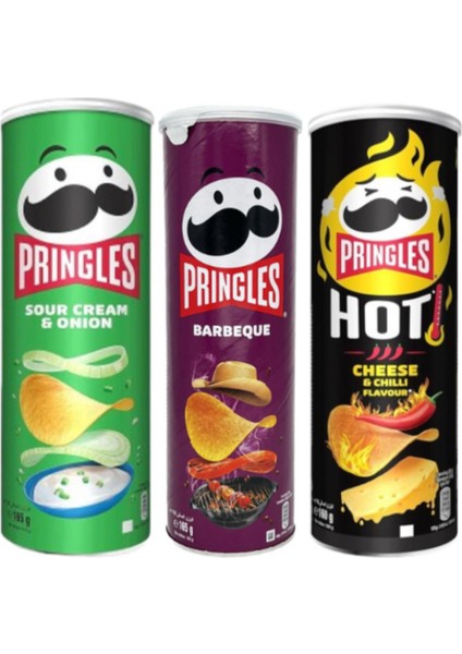 (3 Adet) Hot & Barbeque & Sour Cream