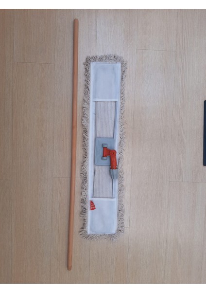 Nemli Mop Paspas Takımı 80 Cm/ Hastane ve Işyeri Temizliği Için Geniş Temizleme Yüzeyi