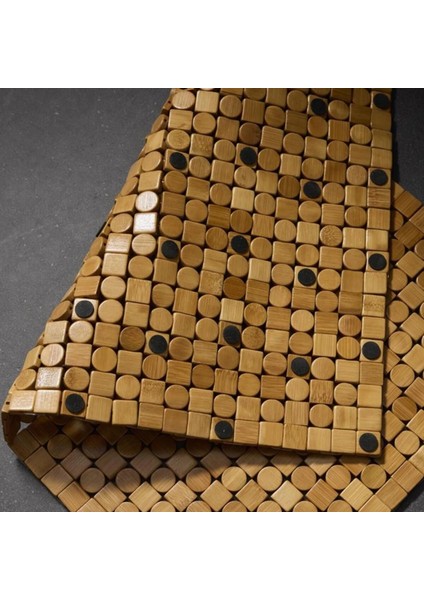 Meturas 50X80 cm Büyük Bambu Banyo Matı | Kaymaz Doğal Ahşap Paspas | Suya Dayanıklı Banyo ve Ev Kullanımı Için Dekoratif ve Hijyenik Zemin Matı modelleri