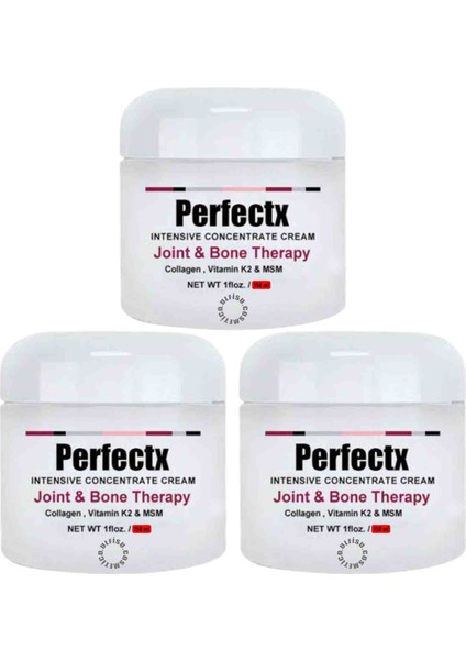 Perfectx Ağrı Giderici Masaj Kremi 150 ml 3 Adet - Diz Bel Eklem Kas Kemik Sırt Omuz Bilekler Boyun Tüm Vücut Ağrılarınız İcin