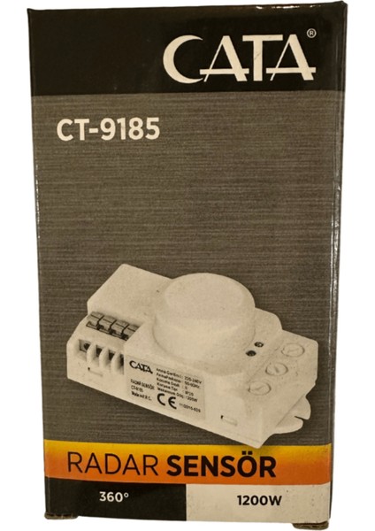 1200W 360 Derece Sensörlü Çok Amaçlı Priz Adaptörü