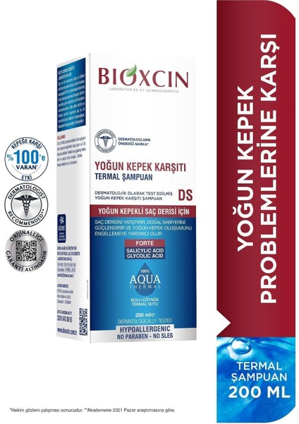 Aqua Thermal Yoğun Kepek Karşıtı Şampuan Ds 200ML 2'li