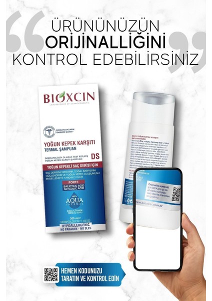 Aqua Thermal Yoğun Kepek Karşıtı Şampuan Ds 200ML 2'li modelleri
