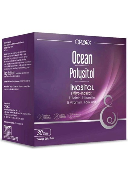 Polysitol Takviye Edici Gıda 30 Saşe - Folik Asit 400 ?g