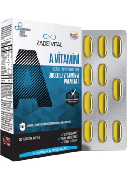 A Vitamini 3000 Iu 30 Kapsul
