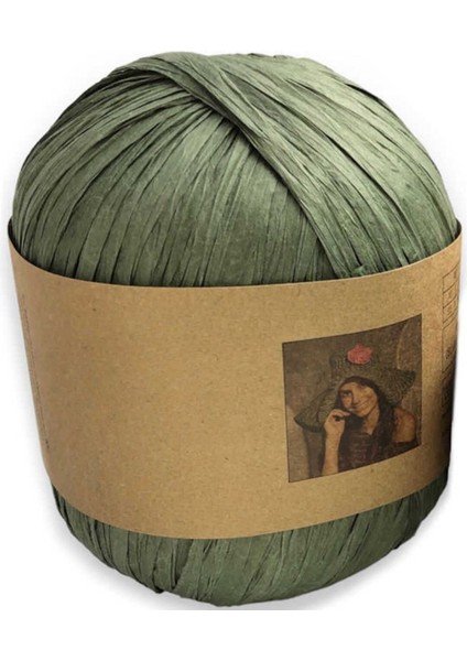 Rafya İp 50 gr Haki