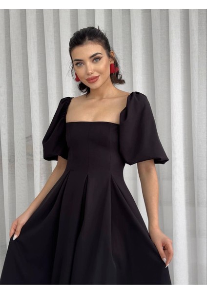 Benjamin Çan Etekli Midi Boy Elbise