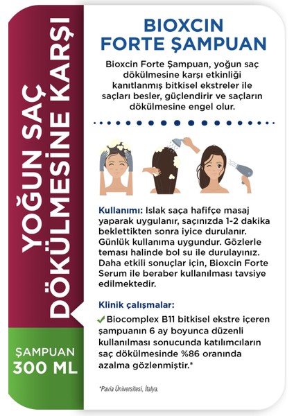 Forte Saç Dökülmelerine Karşı Bitkisel Şampuan 300 ml modelleri