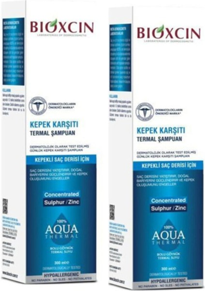 Aqua Thermal Kepek Karşıtı Şampuan 300 ml + 2.si