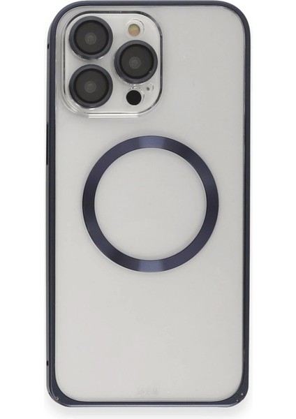 Joko iPhone 15 Pro Kılıf Metal Bumper Magneticsafe Kapak - Lacivert fiyatları