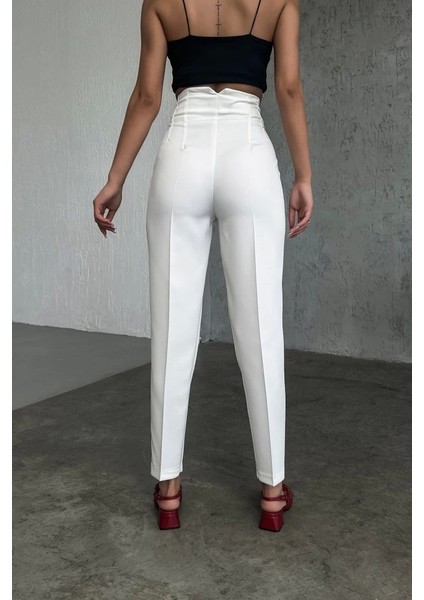 Yüksek Bel Pensli̇ Pantolon fiyatları