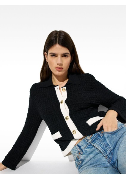 Dokulu Triko Hırka indirimleri