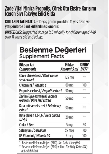 Miniza Power Sıvı Takviye Edici Gıda 150 ml fırsatları
