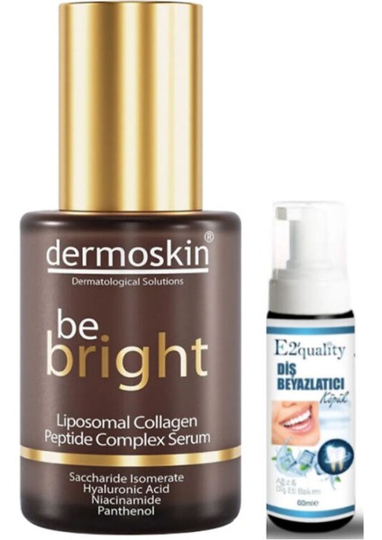 Be Bright Liposomal Collagen Peptide Complex Serum 30 ml - Diş Beyazlatıcı Köpük