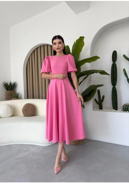 Catania Balon Kol Elbise fırsatları