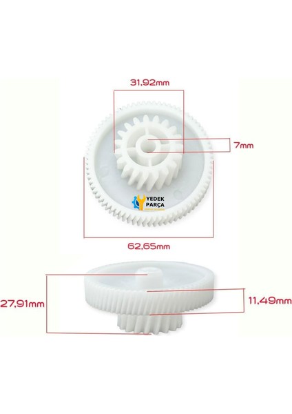 Arzum Uyumlu Kıymacım Kıyma Makinesi Küçük Dişlisi Ölçülere Dikkat Ediniz fiyatları