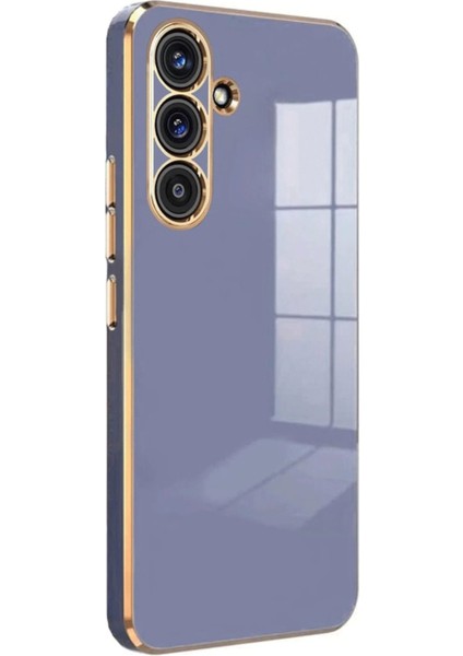 Newface Samsung Galaxy A24 4g Kılıf Volet Silikon - Mavi