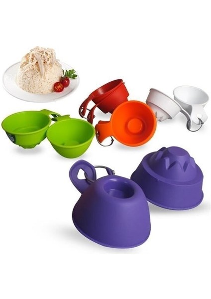 Buffer® Pilav ve Helva Şekil Verici Pratik Servis Kalıbı Aleti (2 Adet)