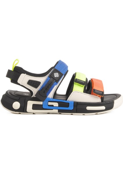 Siyah-Saks-Fosfor Sarı Erkek Çocuk Sandalet 1947 F modelleri