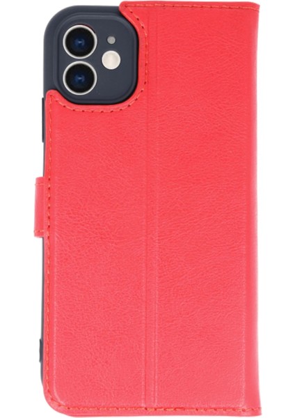 Newface iPhone 11 Kılıf Trend S Plus Kapaklı Kılıf - Kırmızı modelleri