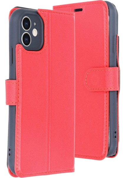 Newface iPhone 11 Kılıf Trend S Plus Kapaklı Kılıf - Kırmızı fırsatları