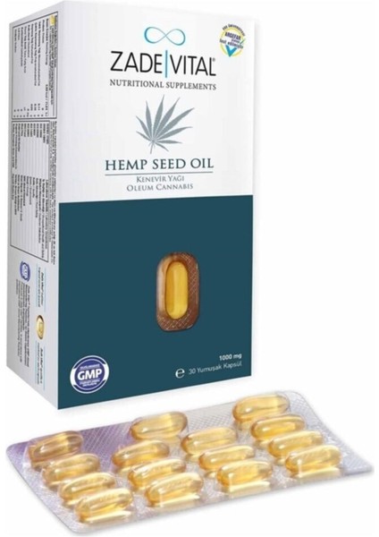 Kenevir Yağı Blister 30 Kapsül