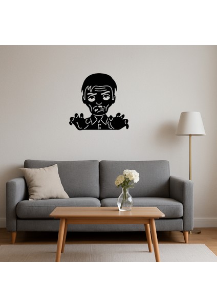 Zombi Adam Emoji Dekoratif Tablo - AKMONL7605-1475 fırsatları