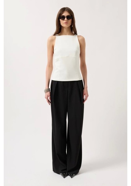 Sırt Kurdele Detay Bluz fiyatları