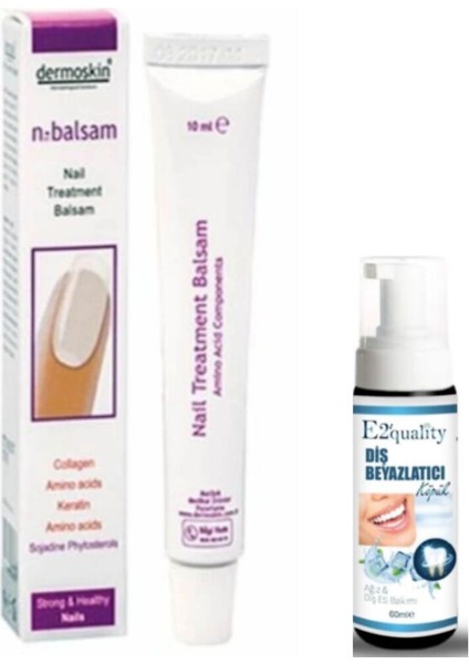N-Balsam Tırnak Bakım Kremi 10ML - Diş Beyazlatıcı Köpük Hediye