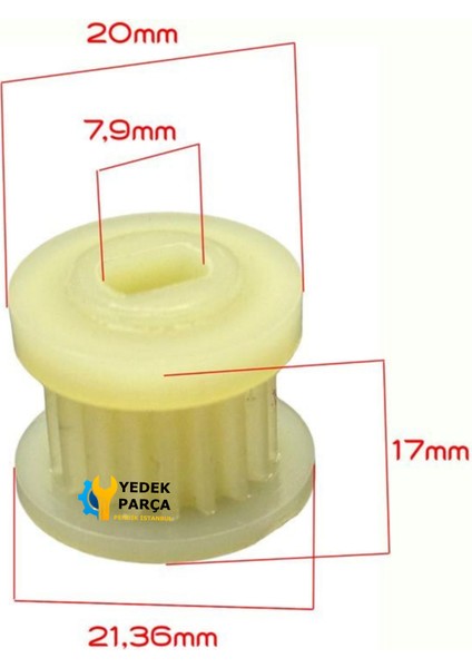 Arzum Uyumlu AR136 Maxima Mutfak Robotu Kayış Dişlisi fiyatları