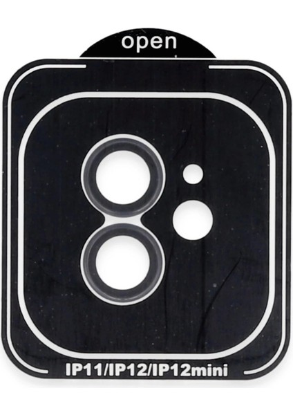 Joko iPhone 11 Pvd Metal Kamera Lens - Siyah
