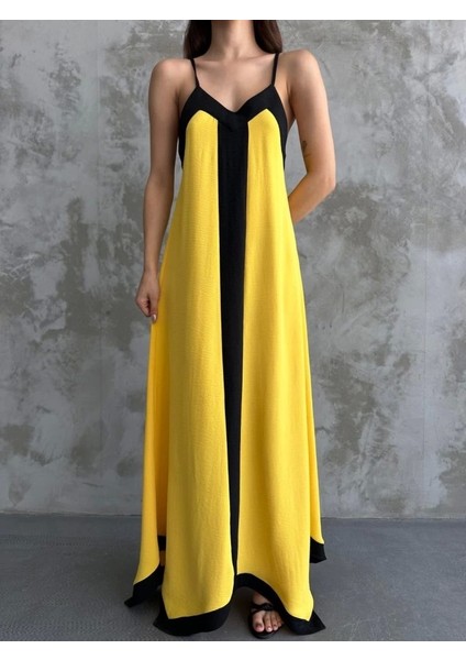 Askılı Maxi Boy Elbise indirimleri