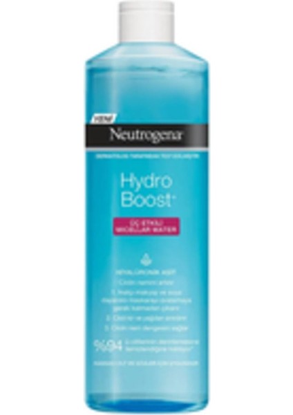 ( Küçük Pamuk Hediye ) Neutrogena Hydro Boost 3 Etkili Micellar Water 400 ml ( 1 Adet )