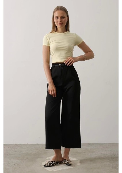 Kemer Pens Detaylı Pantolon - Siyah fiyatları