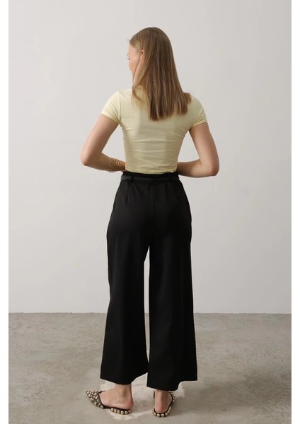 Kemer Pens Detaylı Pantolon - Siyah fırsatları