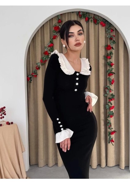 Sura Bebe Yaka Elbise modelleri