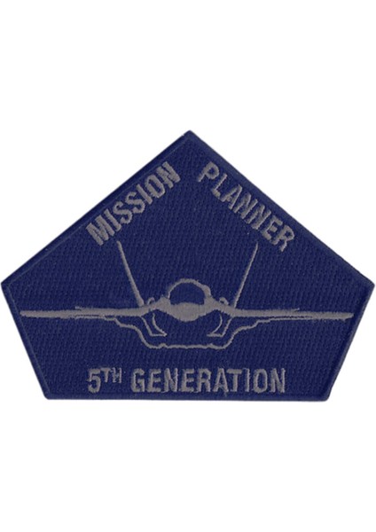 Aplike Ütü Ile Yapışan Mission Planner Lacivert Arma 6 cm