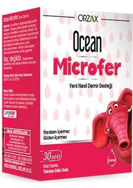 Microfer Takviye Edici Gıda 30 ml - Damla