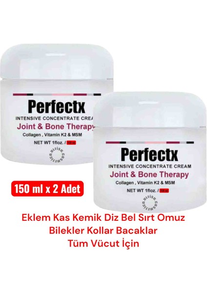 Perfectx Ağrı Giderici Masaj Kremi 150 ml 2 Adet - Tüm Vücut Ağrılarınız İçin Diz Bel Eklem Kas Kemik fiyatları