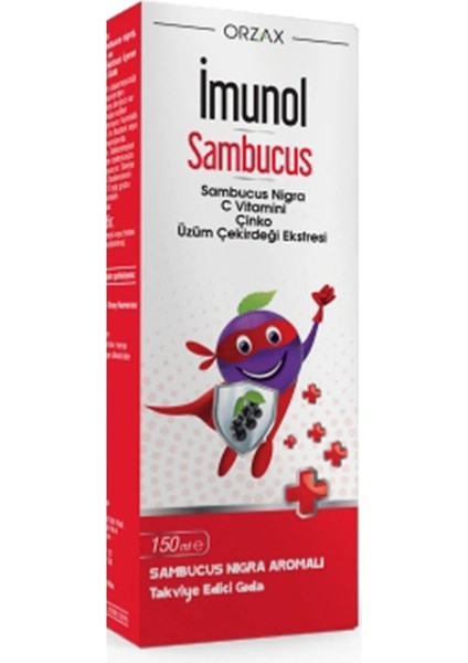 Orzax Imunol Sambucus Şurup 150 ml